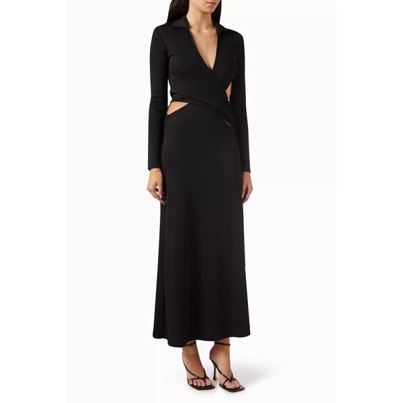 Christopher Esber Archer Interlock Fran Dress black AU12/US8 - Picture 4 of 12